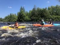 partie du groupe au trou a side surf